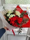 "Букет страсти для тебя с французскими розами" – Фото 1