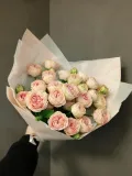 "Букет пионовидных кустовых роз" – Фото 0