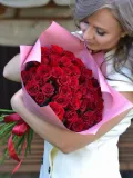 "Букет из 35 красных роз" – Фото 1