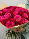 "«51 roses» микс из эквадорских роз пинк Флойд и эксплорер" – Фото 2