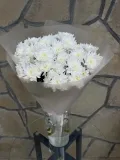 "Букет из 5 белых хризантем " – Фото 0