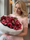 "Охапка кустовых роз" – Фото 0