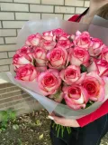 "21шт Розовая роза 60см" – Фото 1