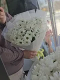 "Монобукет из ромашковой хризантемы" – Фото 2