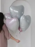 "Связка шаров Pink-silver" – Фото 0