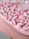 "Розовое облако — композиция из гипсофилы в коробке S" – Фото 2