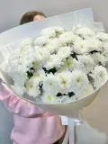 "Объемный букет из зефирных хризантем" – Фото 0