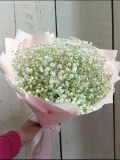 "Букет из гипсофилы Розовая симфония " – Фото 0