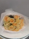 "Букет из персиковых роз "я всегда рядом"" – Фото 2
