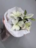 "белая лилия в авторской упаковке (мини) " – Фото 0