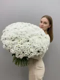 "«Вау!!! Это мне🥰» моно букет 101 Хризантема Кустовая" – Фото 3