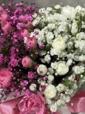 "Композиция из гипсофил и диантусов" – Фото 1