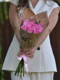 "Букет из 9 розовых роз" – Фото 0