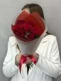 "Red розы Кения 7шт" – Фото 2