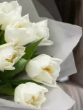 "Букет из 11  белых  тюльпанов на 8 марта" – Фото 4