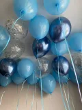 "Гармония Неба - Набор из 25 шаров в холодных голубых" – Фото 0