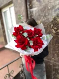 "🔥Монобукет «Счастье в простом» из роз" – Фото 0