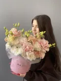 "«Бабочка» композиция в шляпной коробке" – Фото 1