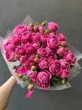 "Букет из пионовидных кустовых  роз «Ароматное очарование»" – Фото 0