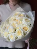 "Живые цветы пионовидная роза Кандилайт  17шт" – Фото 1
