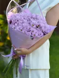 "Букет из 9 веток сиреневой кустовой хризантемы" – Фото 0