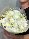 "Букет из ромашек и кустовых хризантем" – Фото 1