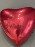 "Шар фольгированный сердце большое 45*45" – Фото 1