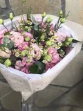 "Букет из эустомы и ромашек" – Фото 1