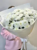 "Объемный букет из зефирных хризантем" – Фото 2