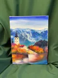 "Картина «Осенний пейзаж». 30*40 / Холст / Масло" – Фото 3
