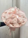 "Букет из кустовой хризантемы Абрикосовый нектар " – Фото 2