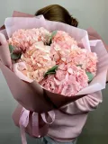 "Розовые гортензии с эвкалиптом" – Фото 2