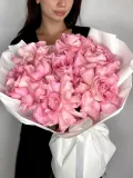 "Букет с Вау эффектом 💥💕 Французские розовые розы" – Фото 1