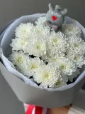 "Хризантема кустовая и котик ️" – Фото 0
