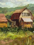 "Картина «Августовский полдень». Холст / масло / 50*60" – Фото 3