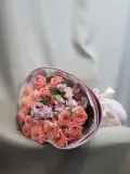 "Нежный Букет Маттиола Хризантема альстромерия роза кустовая" – Фото 7