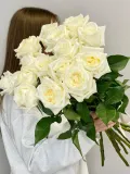 "«Лунный свет» букет из пионовидных ароматных роз Кэнди Лайт" – Фото 2