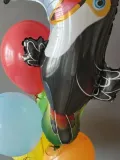 "Набор воздушных гелевых шаров с фигурой Тукана и 5 шариками ассорти - 6 шт" – Фото 3