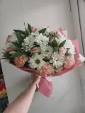 "Букет с хризантемой ." – Фото 1