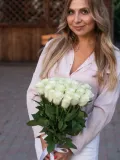 "Букет из 25 белых роз" – Фото 2