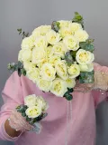 "Букет невесты из кустовых роз" – Фото 1