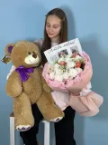 "Букет и Мишка " – Фото 4