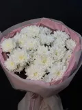 "Букет белых зефирных хризантем" – Фото 5
