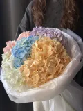 "букет из гортензий разноцветные " – Фото 1