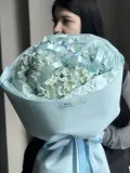 "монобукет из голубых гортензий" – Фото 0