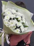 "Букет из 5 хризантем "Улыбка"" – Фото 1