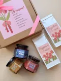 "Бокс вкусный на 8 марта с чаем и мёдом" – Фото 0