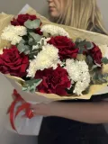 "Французские розы и хризантема" – Фото 2