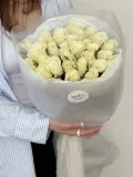 "Букет из 35 белых роз Кения" – Фото 0
