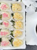"«солнечный микс» - 10 ягод в белом шоколаде от Мадам Клубники" – Фото 0